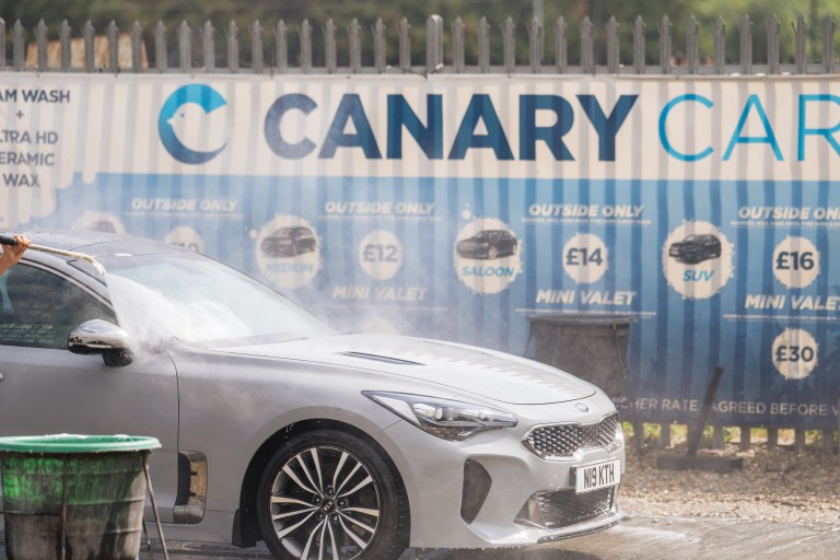 Car Steam Cleaning with Canary Car Wash